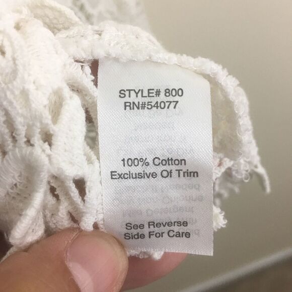 CAbi Needle Lace Shell, size XS - Picture 6 of 7